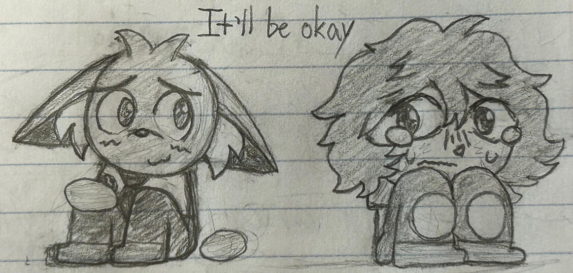 Art of me and someone I hold ineffably close. Made to show my care