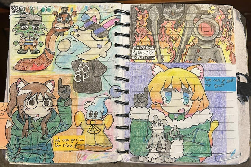 I heavily referenced official artwork for the two Girls Last Tour girls, but all the rest of this is 100% me